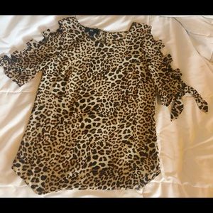 Leopard print blouse